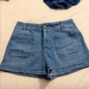 Maeve Light Blue Jean Shorts